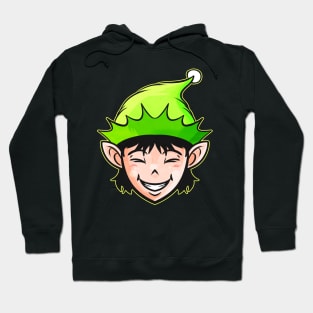 Cute Kawaii Christmas Elf For Christmas Hoodie